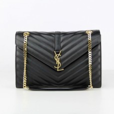 YSL Saint Laurent Classic Large Monogram Bag Negro 31cm