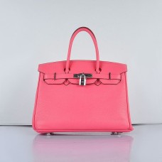 Hermes Birkin 30cm Togo bolsos de cuero Lip Pink Sliver