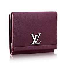 Cartera compacta Louis Vuitton Lockme II M64837 Piel Taurillon
