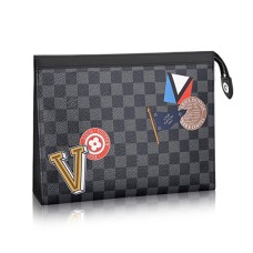 Louis Vuitton Pochette Voyage MM N64442 Lona Damier Grafito