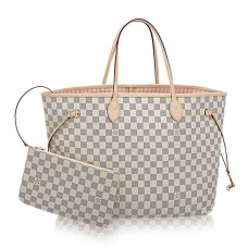 Lona Louis Vuitton Neverfull GM N41604 Damier Azur