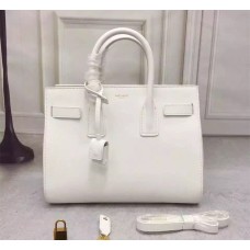 Saint Laurent Sac De Jour Tote Blanco 32cm