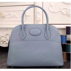 Bolso Hermes Bolide 31cm Togo Leather Blue Lin