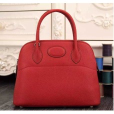 Bolso Hermes Bolide 31cm Togo Cuero Rojo
