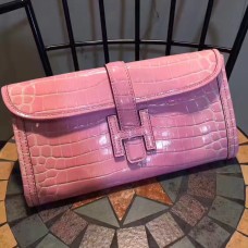 Hermes Jige Clutch 29cm Coco Rosa