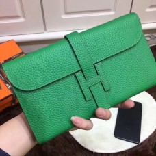 Hermes Jige Monedero Togo Cuero Verde