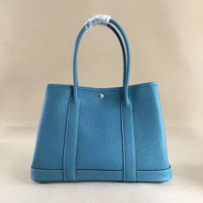 Hermes Garden Party Bolso Pequeño 31cm Azul