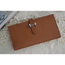 Hermes Bearn Monedero Epsom Cuero H005 Camel