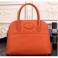 Bolso Hermes Bolide 31cm Togo Cuero Naranja