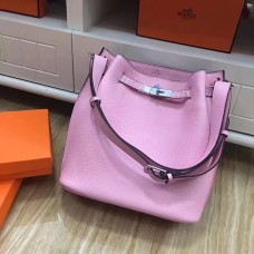Hermes So Kelly 28cm Togo Leather Shoulder Bag Rosa Plata