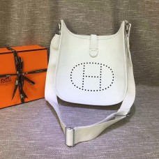 Hermes Evelyne III Togo cuero bandolera blanco