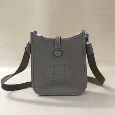 Hermes Mini Evelyne TPM Bolsa Elefante Gris