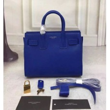 Saint Laurent Sac De Jour Bolso pequeño azul 22cm