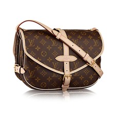 Louis Vuitton M40710 Saumur MM Bandolera Lona Monogram