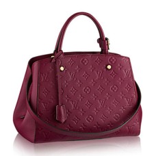 Louis Vuitton M41196 Montaigne MM Bolso Tote Monogram Empreinte Cuero