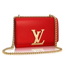 Louis Vuitton M41280 Cadena Louise MM Bandolera Piel de becerro