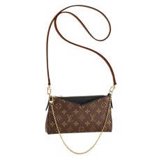 Louis Vuitton M41639 Pallas Clutch Bolso bandolera Monogram Canvas