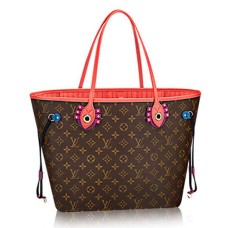 Louis Vuitton M41663 Neverfull MM Totem Bolso de hombro Monogram Canvas