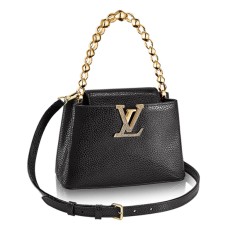 Louis Vuitton M42935 Capucines Mini Bandolera Cadena Cuero Taurillon