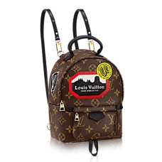 Mochila Louis Vuitton M42971 Palm Springs Mini World Tour Monogram Canvas