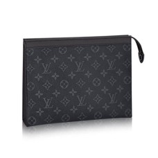 Louis Vuitton M61692 Pochette Voyage MM Monogram Eclipse Lona
