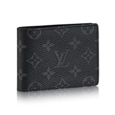 Louis Vuitton M61695 Cartera múltiple Monogram Eclipse Canvas