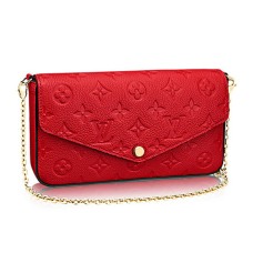 Louis Vuitton M64065 Pochette Felicie Cadena Monedero Monogram Empreinte Cuero