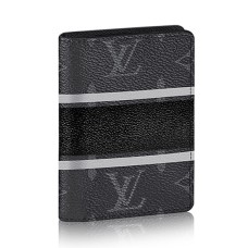 Louis Vuitton M64435 Organizador de bolsillo Monogram Eclipse Canvas