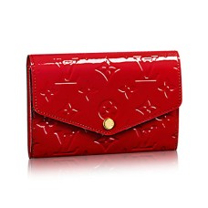 Louis Vuitton M90925 Cartera compacta Sarah Monogram Vernis