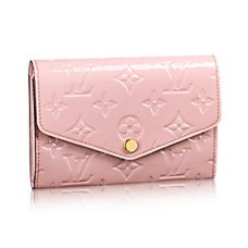 Louis Vuitton M90926 Cartera compacta Sarah Monogram Vernis