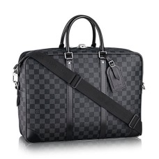 Louis Vuitton N41123 Porte-Documents Voyage GM Maletín Damier Graphite Canvas