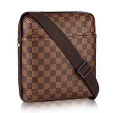 Louis Vuitton N41135 Trotteur Beaubourg Bandolera Damier Ebene Lona