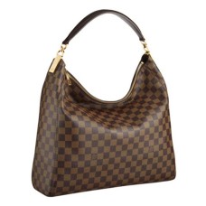 Louis Vuitton N41185 Portobello GM Bolso Hobo Lona Damier Ebene