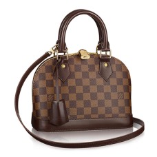 Louis Vuitton N41221 Alma BB Bolso de mano Damier Ebene Lona