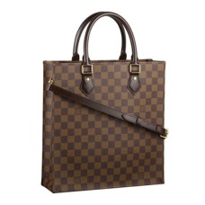 Louis Vuitton N41226 Sac Plat PM Tote Bag Lona Damier Ebene
