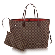 Louis Vuitton N41357 Neverfull GM Bolso de hombro Lona Damier Ebene