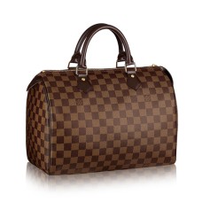 Louis Vuitton N41364 Speedy 30 Bolso de mano Damier Ebene Lona
