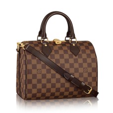 Louis Vuitton N41368 Speedy Bandouliere 25 Bolso de mano Damier Ebene Lona