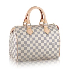Louis Vuitton N41371 Speedy 25 Bolso de mano Damier Azur Lona