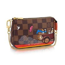 Louis Vuitton N41426 Mini Pochette Accesorios Evasion Lona Damier Ebene