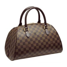 Louis Vuitton N41434 Ribera MM Bolso Tote Damier Ebene Lona