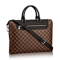 Louis Vuitton N41438 Porte-Documents Jour Maletín Damier Ebene Lona