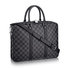 Louis Vuitton N41478 Porte-Documents Voyage PM Maletín Damier Graphite Canvas