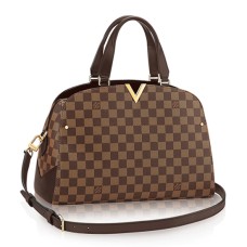 Louis Vuitton N41505 Kensington Bandolera de bolos Damier Ebene Lona