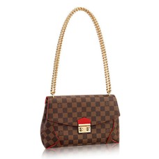 Louis Vuitton N41596 Caissa Clutch Bandolera Damier Ebene Lona