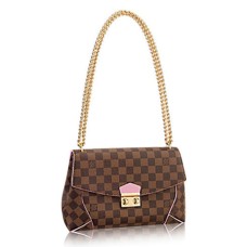 Louis Vuitton N41597 Caissa Clutch Bandolera Damier Ebene Lona