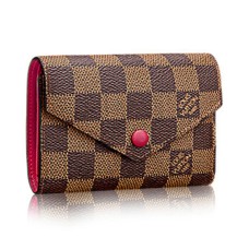 Louis Vuitton N41659 Cartera Victorine Lona Damier Ebene