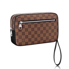 Louis Vuitton N41663 Kasai Clutch Lona Damier Ebene