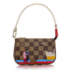 Louis Vuitton N41667 Mini Pochette Accesorios Lona Damier Ebene