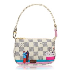 Louis Vuitton N41669 Mini Pochette Accesorios Lona Damier Azur